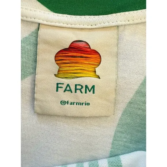 Farm Rio Anthropologie Rainbow Toucans Organic Cotton Maxi Dress Toucans S/M